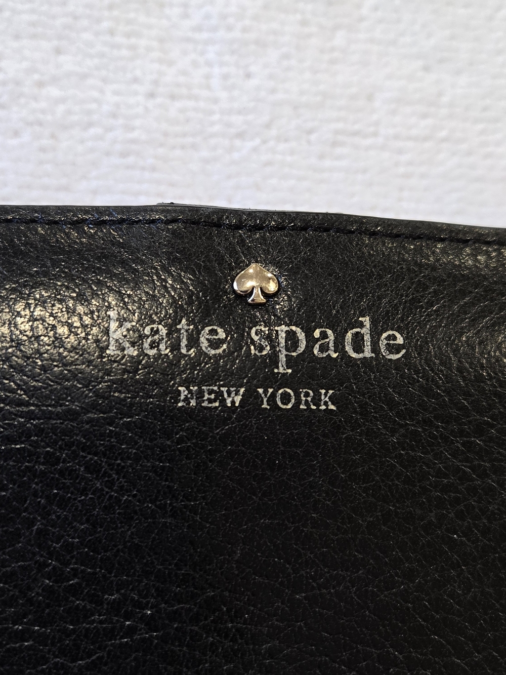 Kate Spade Black Slim Bifold Wallet - Picture 3 of 13